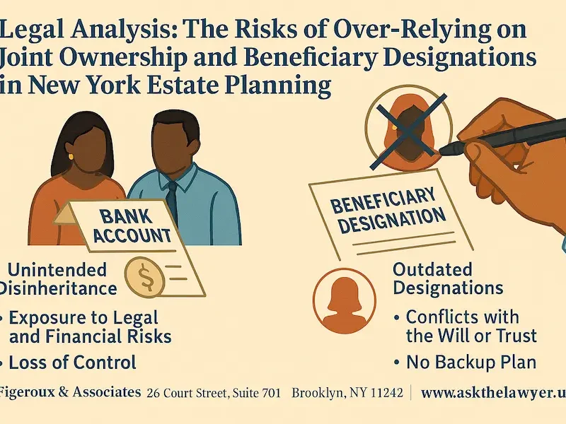 Legal Analysis: The Risks of Over-Relying on Joint Ownership and Beneficiary Designations in New York Estate Planning